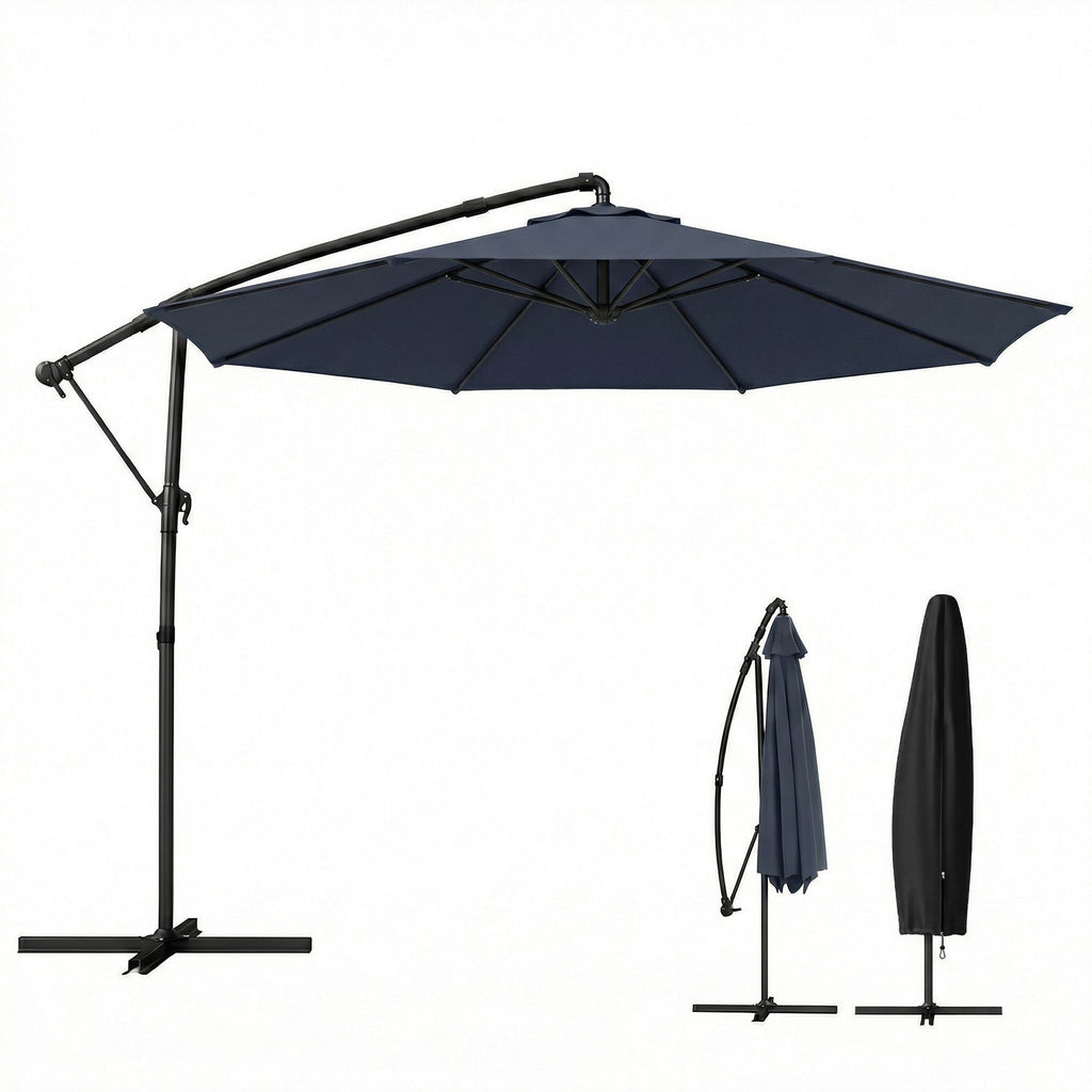 apontus offset patio umbrella Hanging - 10ft though potential buyers may want to Consider the quality of the fabric and ensure they are prepared for the installation process. 10 Ft Offset Cantilever Patio